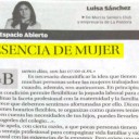 ESENCIA DE MUJER. Luisa Sánchez. Artículo publicado en La Opinión